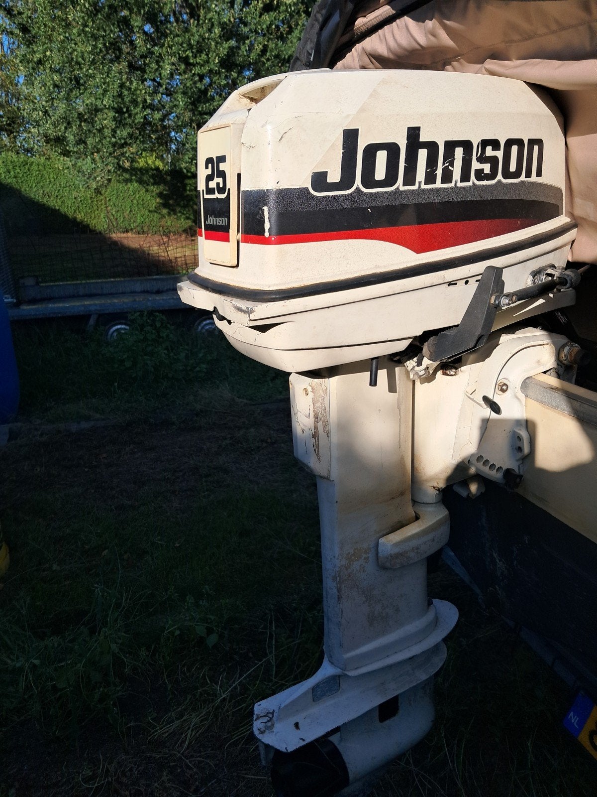 johnson 25 pk 2 cilinder 2 takt, Ophalen, Gebruikt