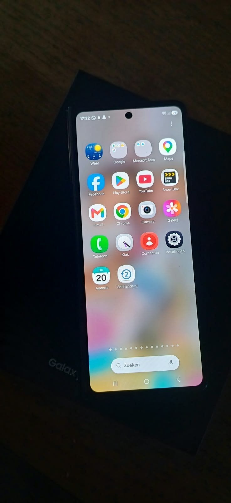 Samsung Galaxy Z Fold5 512GB Phantom Black, Telecommunicatie, Mobiele telefoons | Samsung, Zwart, Touchscreen, Zo goed als nieuw
