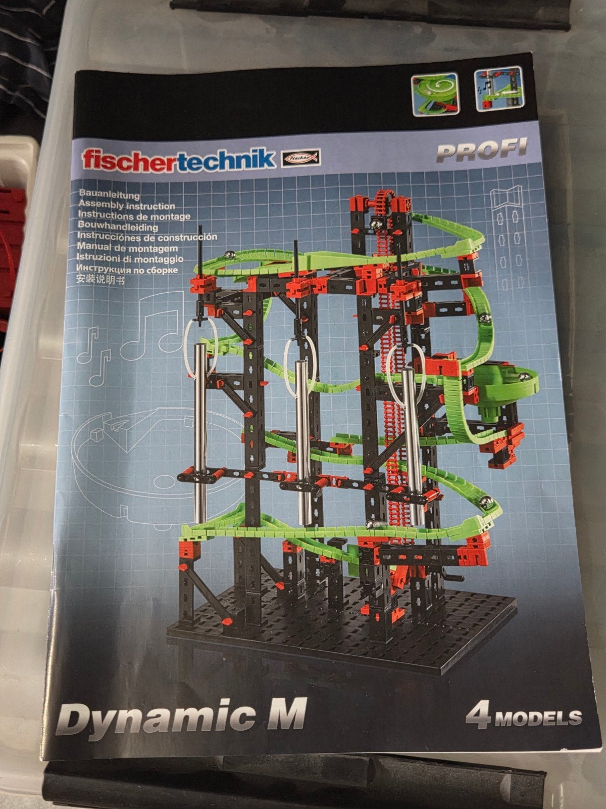 Fischertechnik Knikkerbaan Dynamic M & L - Grote Set, Ophalen of Verzenden, Gebruikt, Overige merken