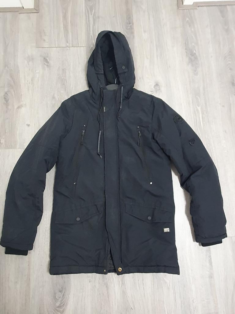 Cars Jeans winterjas maat S, Kleding | Heren, Jassen | Winter, Cars Jeans, Zwart, Ophalen of Verzenden, Zo goed als nieuw