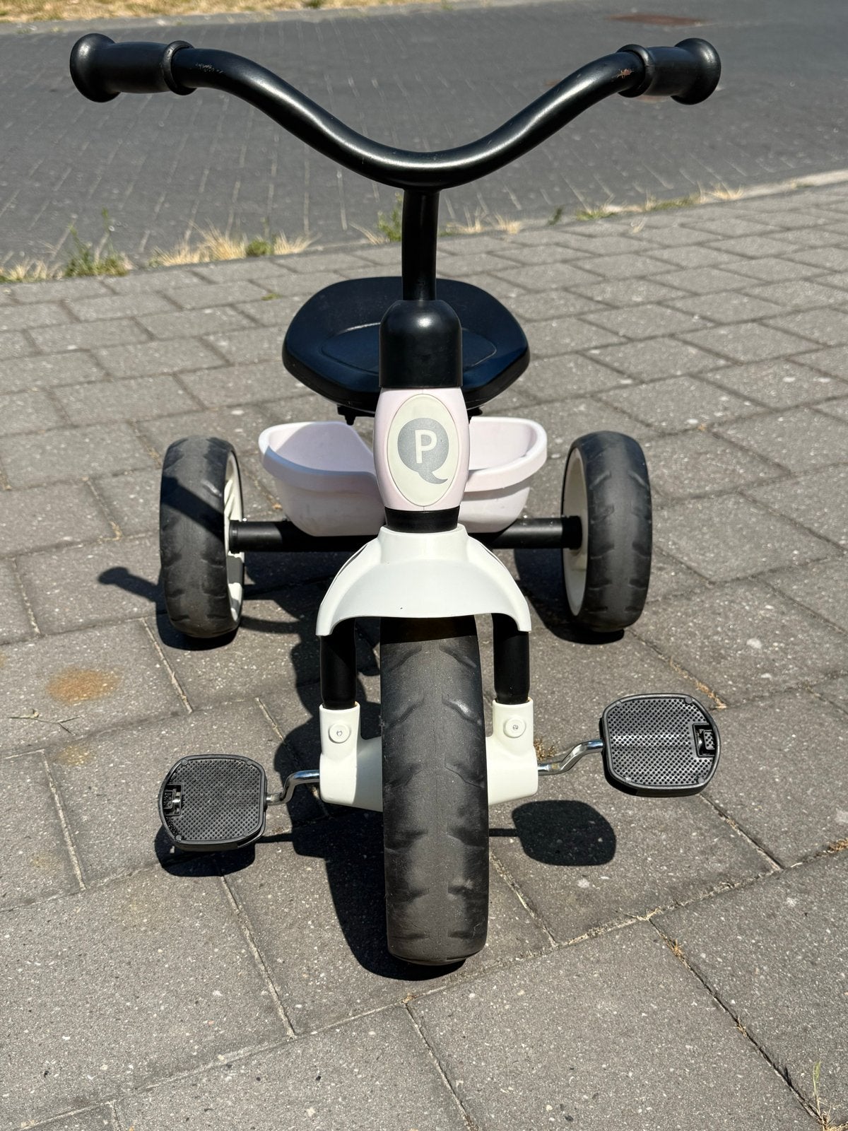 Nette Puky driewieler lichtroze met achterbak, Ophalen, Gebruikt
