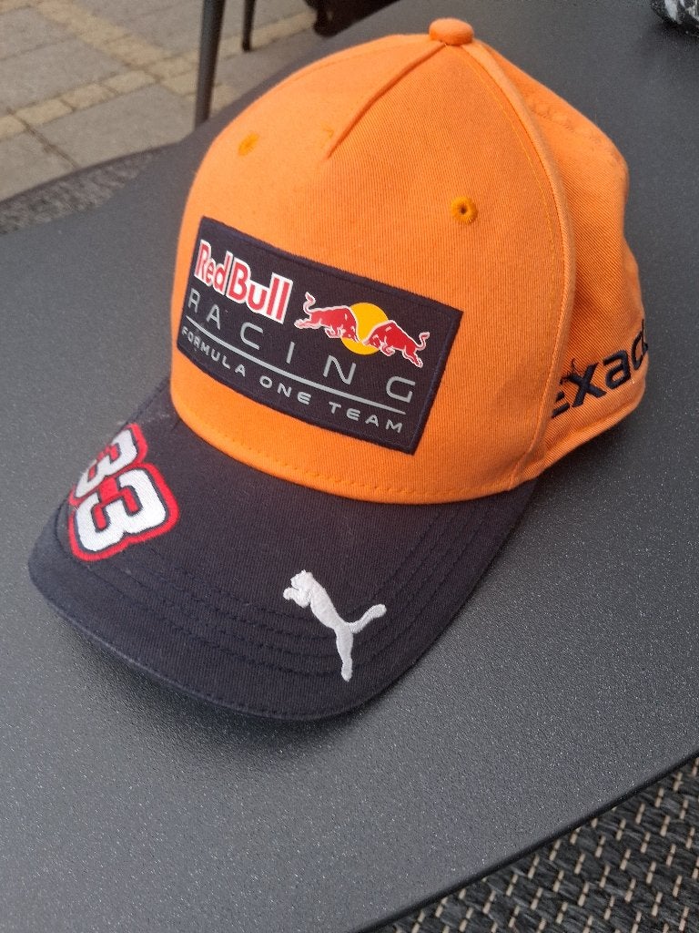 Max Verstappen cap pet 2017 red bull, Puma, Ophalen of Verzenden, Pet, 57 cm (M, 7⅛ inch) of minder