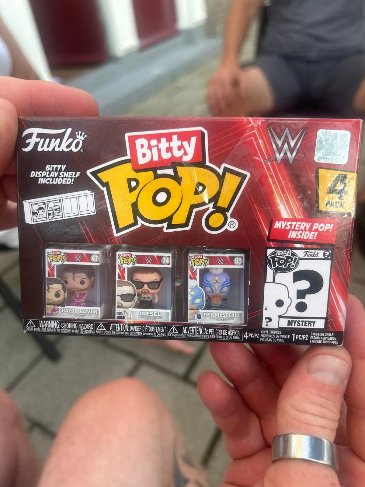 Funko Bitty Pop! WWE 4-pack met displayrekje, Ophalen of Verzenden, Nieuw