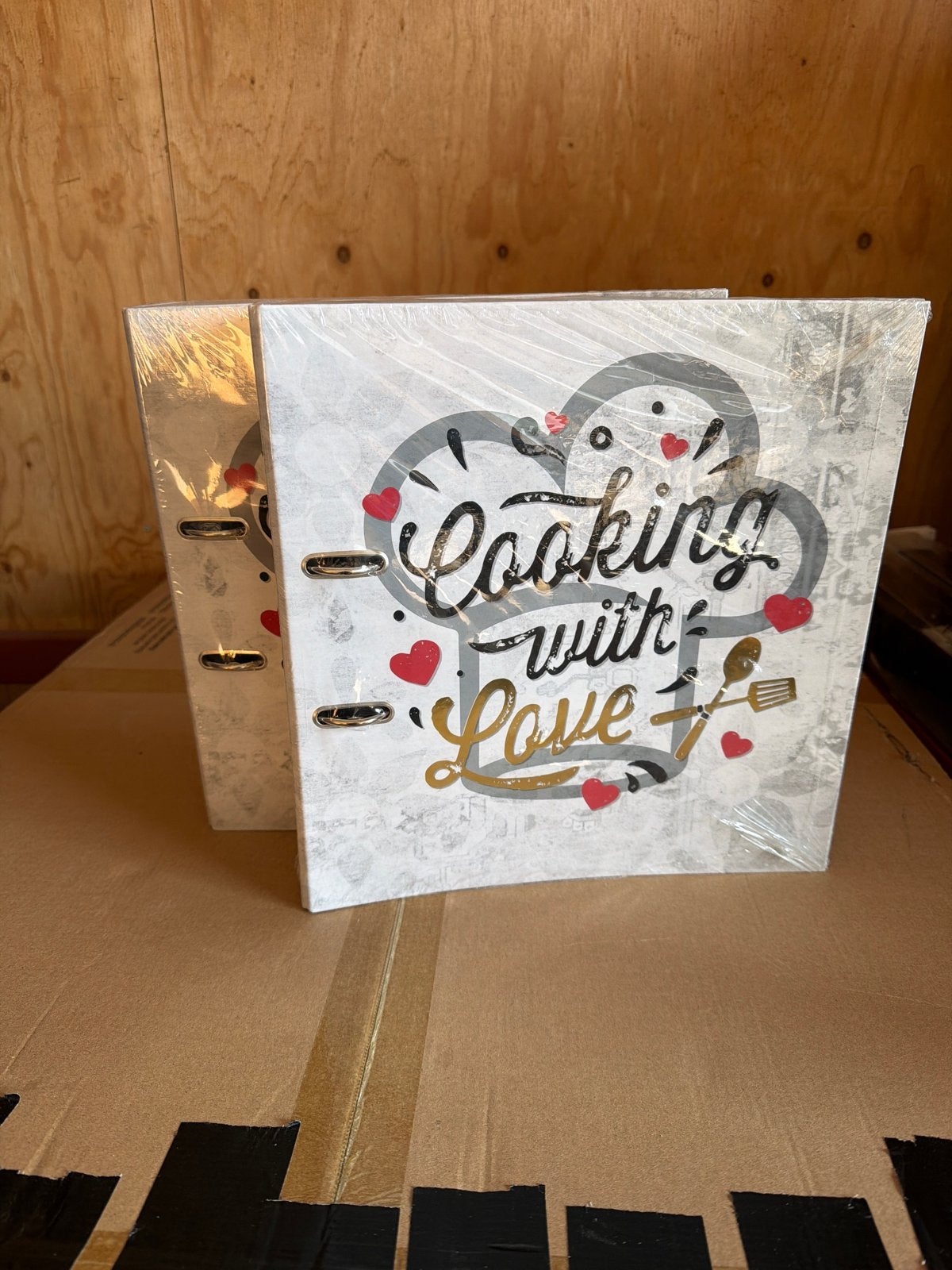 Opbergmappen 'Cooking with Love' voor kookliefhebbers, Hobby en Vrije tijd, Ophalen, Overige thema's, Overige typen, Nieuw