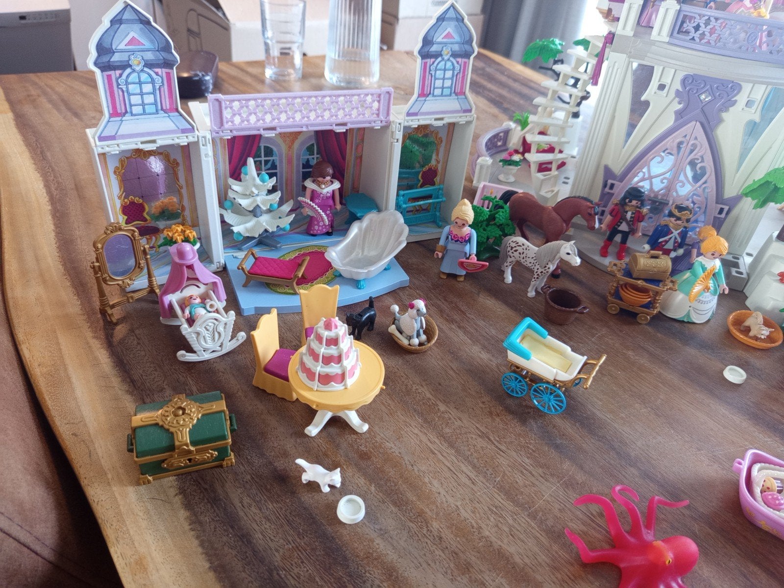 Grote Playmobil prinsessen set met kasteel en accessoires, Ophalen, Gebruikt, Jongen of Meisje