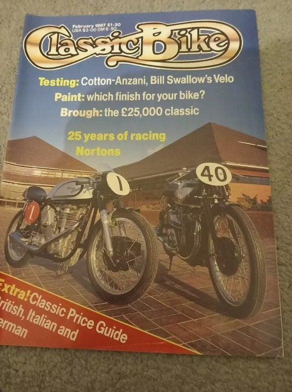 Classic Bike Magazine februari 1987, Boeken, Motoren, Verzenden, Gelezen