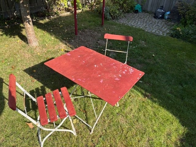 Foto 4 van Antiek tuinstel