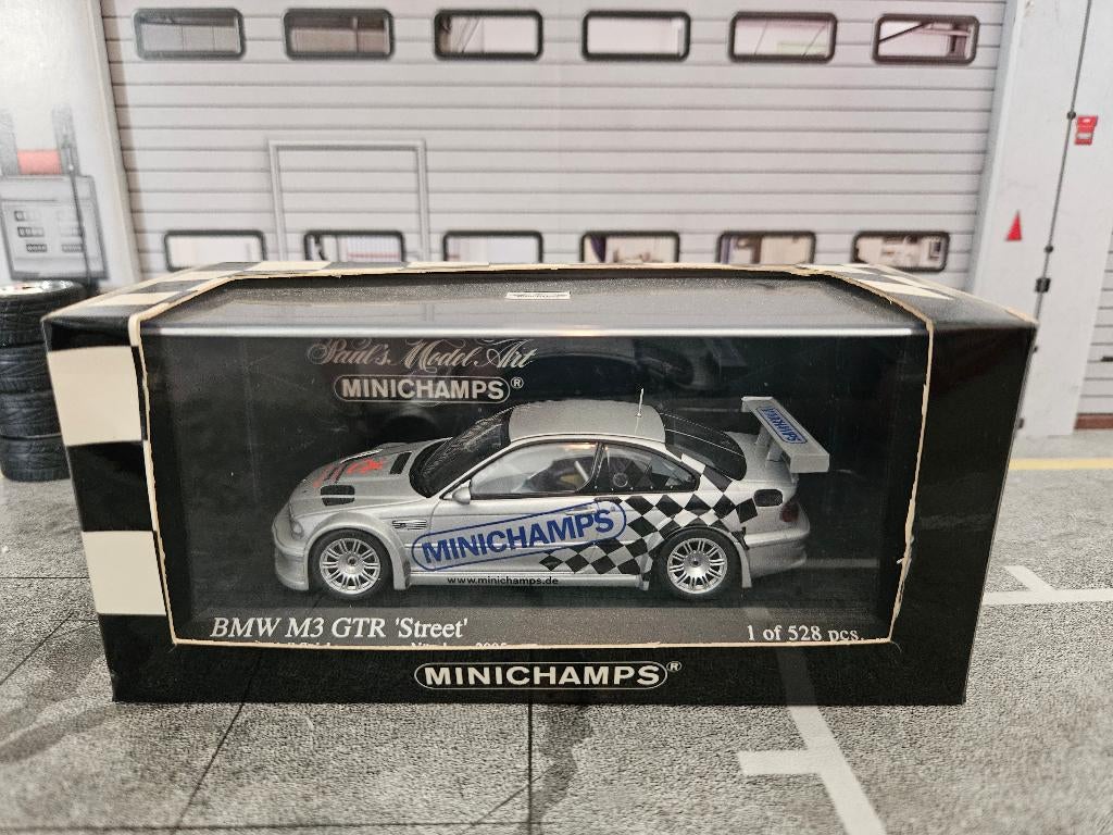 Minichamps BMW M3 GTR Street Toy Fair 2005 1/43 in ovp, Hobby en Vrije tijd, Modelauto's | 1:43, Ophalen of Verzenden, Zo goed als nieuw