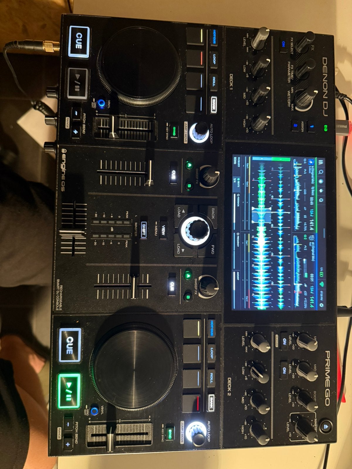 Denon dj prime go, Muziek en Instrumenten, Dj-sets en Draaitafels, Ophalen of Verzenden, Zo goed als nieuw, Dj-set, Denon