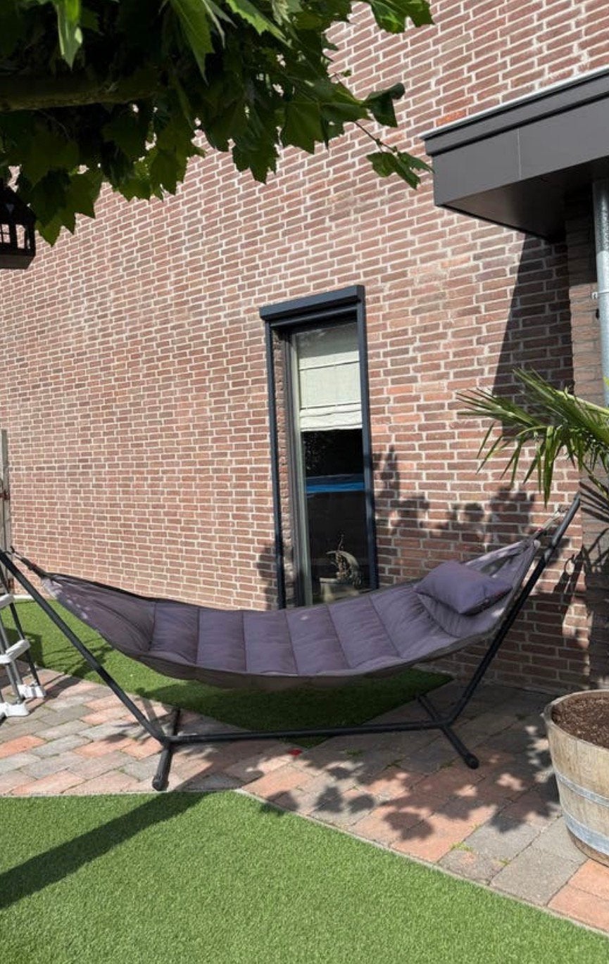 Fatboy hangmat met standaard, Tuin en Terras, Hangmatten, Ophalen, Gebruikt, Met standaard