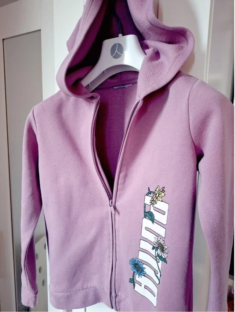 Puma vest en The North Face hoodie meisjes, maat 8-11 jaar, Ophalen, Gebruikt, Meisje