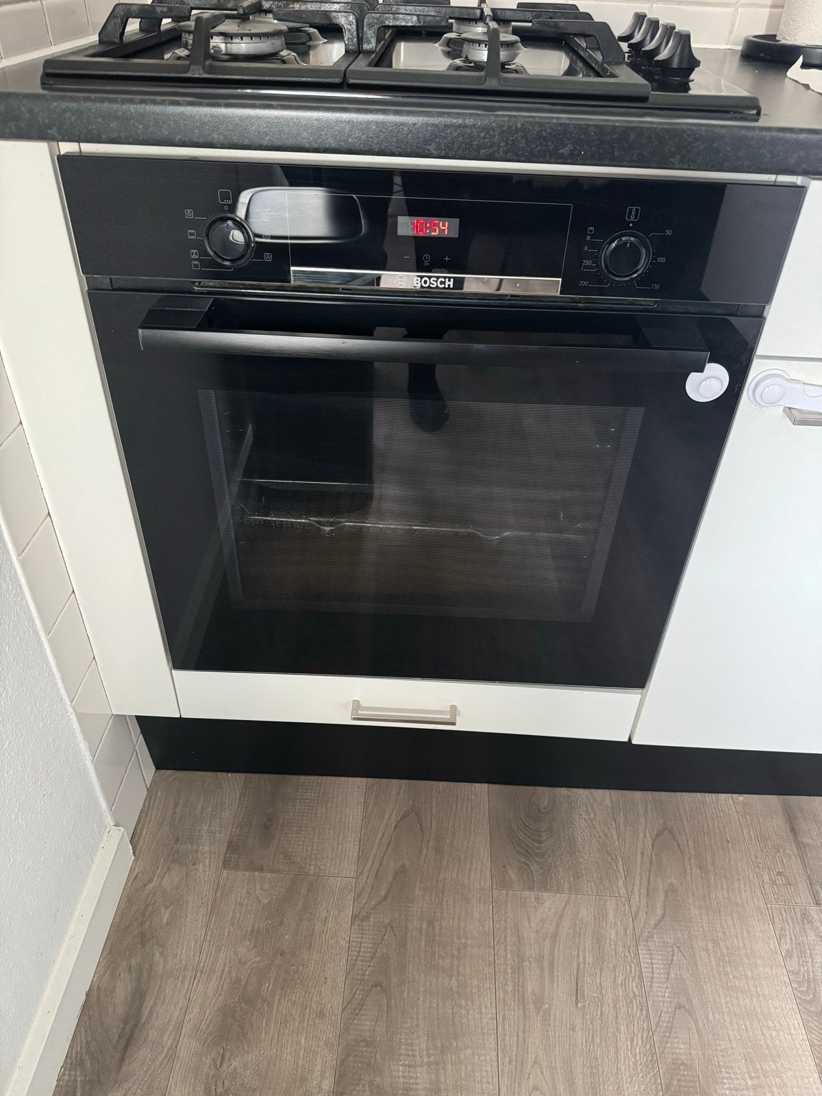 Ovenkast met klep-lade - Bruynzeel Atlas WI 12, Ophalen, Wit, 50 tot 100 cm, Zo goed als nieuw