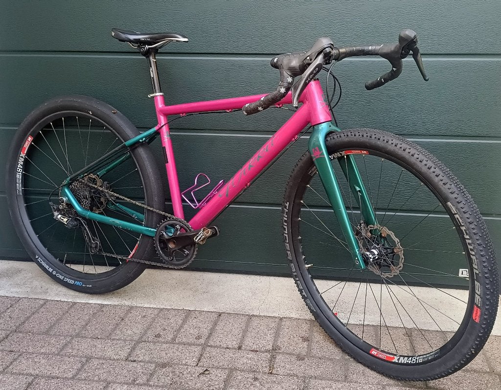 Gravelbike Wikket L-nino, Gebruikt, 10 tot 15 versnellingen, 49 tot 53 cm, Overige maten