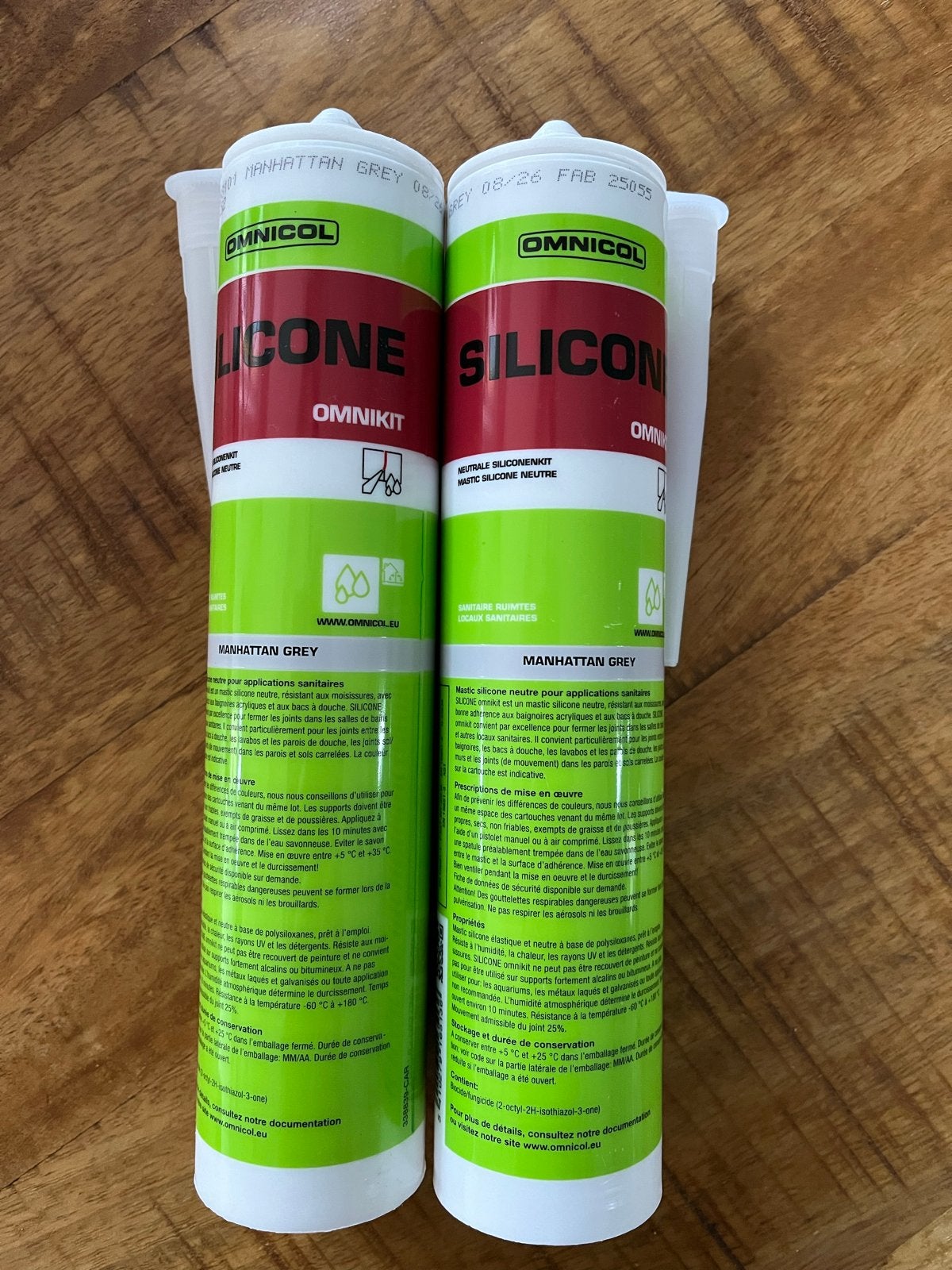 Omnicol Siliconekit Manhattan Grey2x  Wit1x, Doe-het-zelf en Verbouw, Ophalen of Verzenden, Nieuw, Overige typen