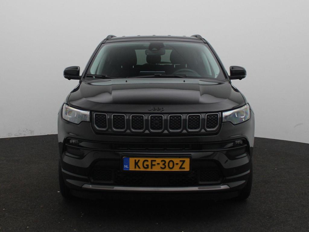Jeep Compass 1.5T e-Hybrid Upland | Navigatie | Leder | Came, Auto's, Jeep, 12 maanden, Gebruikt, Euro 6, 4 cilinders