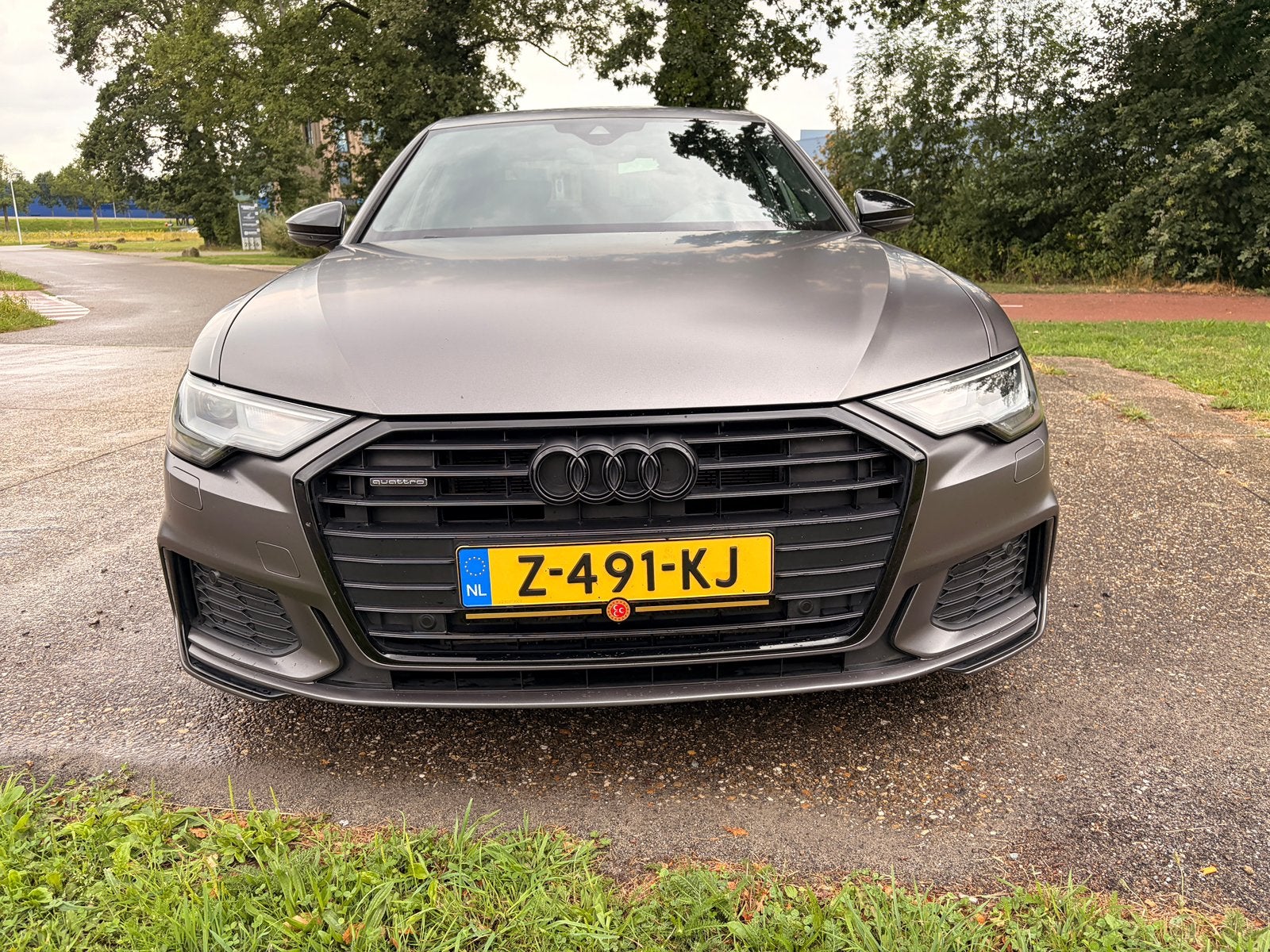 Audi A6 Limousine 50 TFSI e | S edition, BOMVOL,Massage, BTW, Auto's, Automaat, Zwart, Vierwielaandrijving, 129 €/maand
