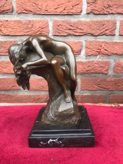 bronzen beeld, SLEEPING BEAUTY, Ophalen of Verzenden, Brons