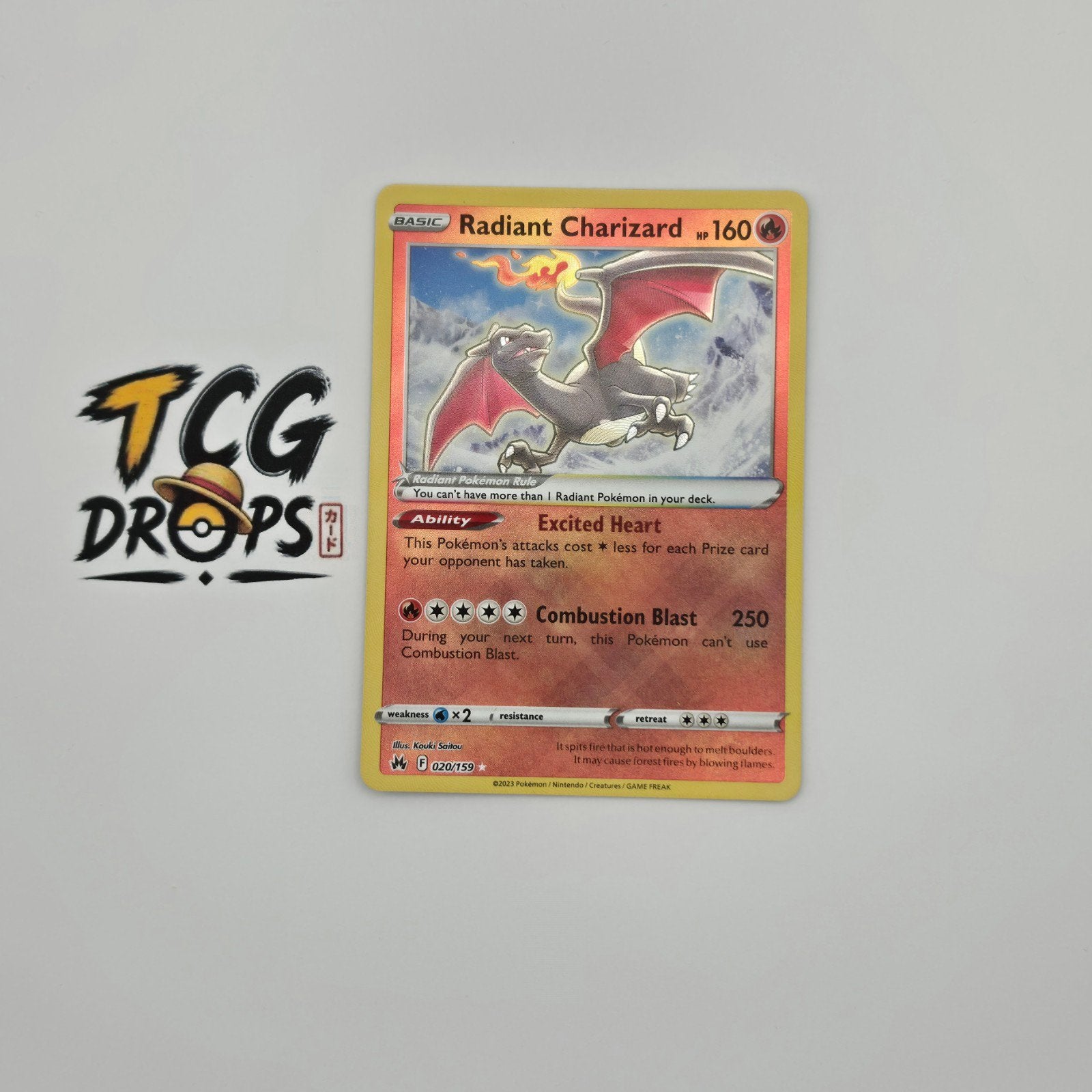 Radiant Charizard CRZ020/157 Crown Zenith