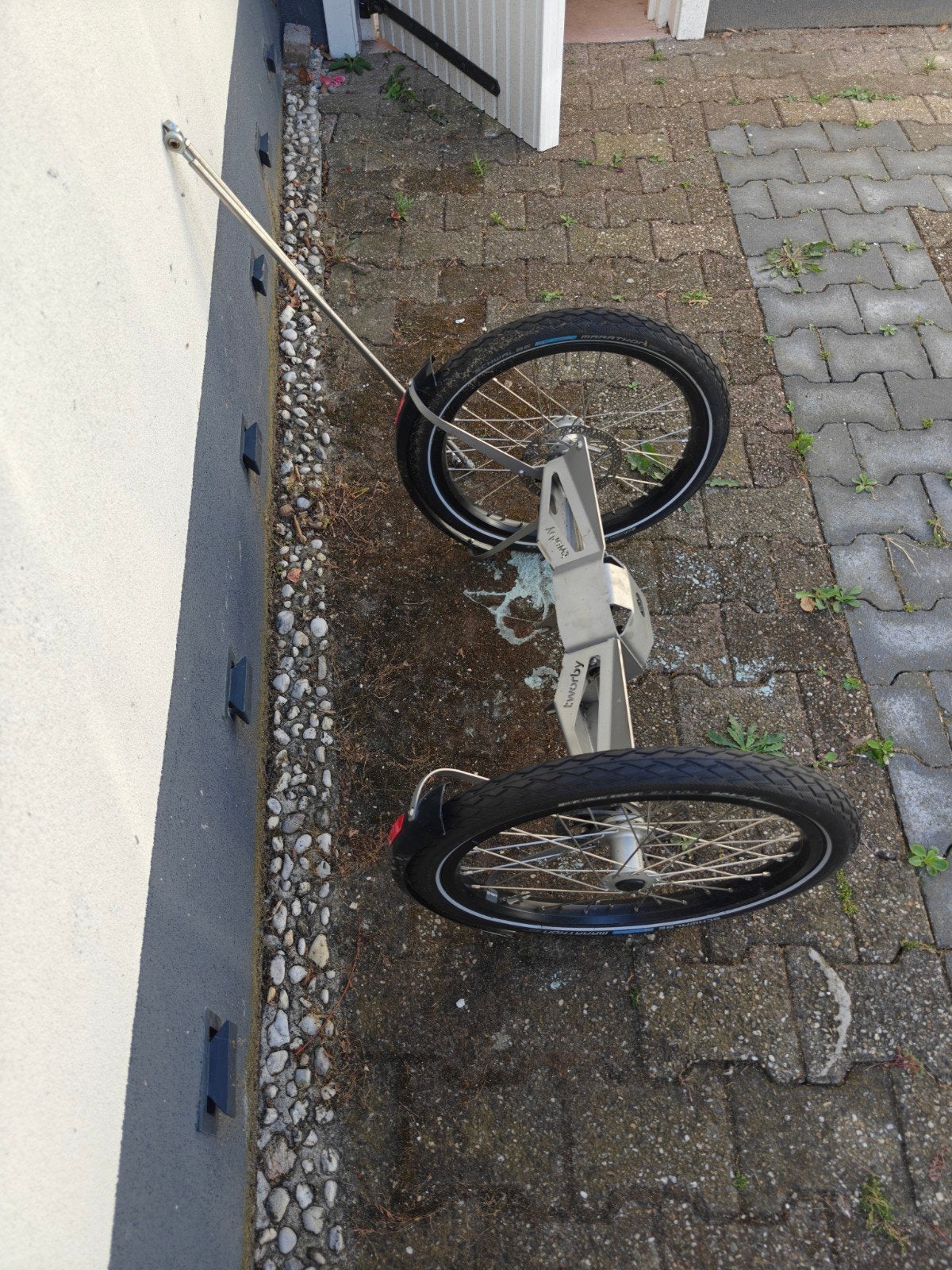 Ombouwset voor fiets naar drie-wieler., Ophalen, Zo goed als nieuw, Schijfrem, Universeel