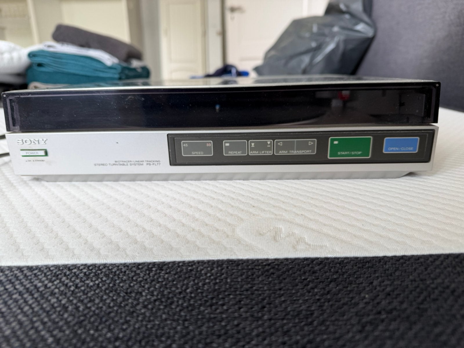 Sony platenspeler PS-FL 77, Ophalen, Gebruikt, Automatisch, Platenspeler