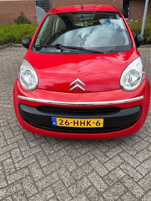 Citroën C1 1.0 3-DRS 2008 Rood, Auto's, Citroën, Voorwielaandrijving, Stof, Zwart, C1