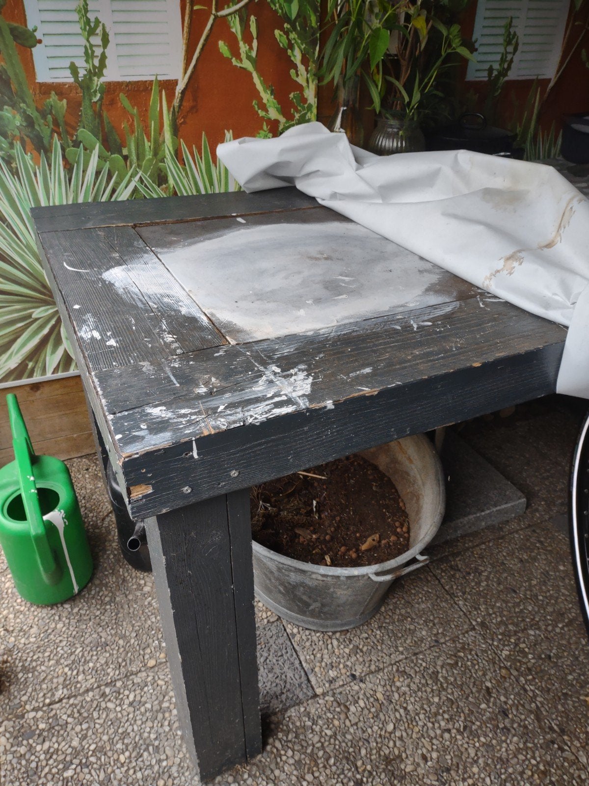 Tuintafel, Tuin en Terras, Tuintafels, Ophalen, Rechthoekig
