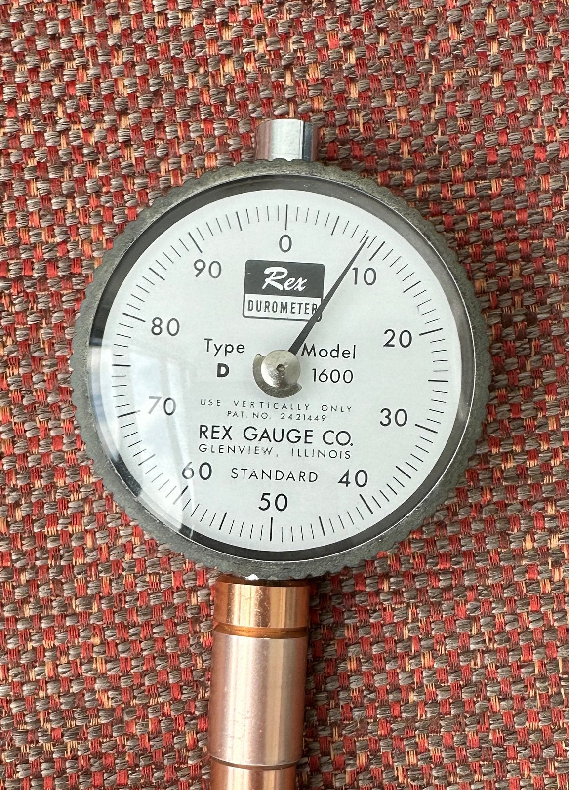 Rex durometer model 1600 type D, Doe-het-zelf en Verbouw, Meetapparatuur, Ophalen of Verzenden, Zo goed als nieuw