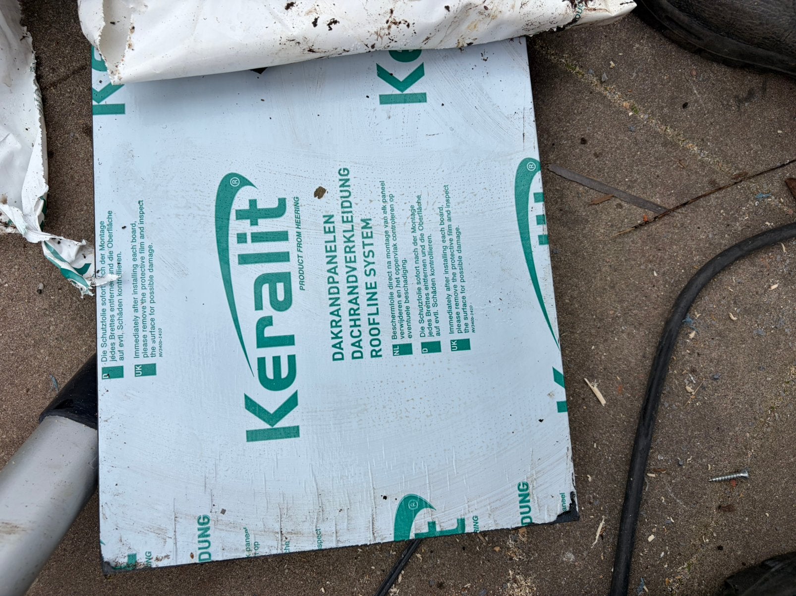 Keralit dakrandpaneel / boeiboord RAL 7016 250mm NIEUW, Ophalen, Nieuw