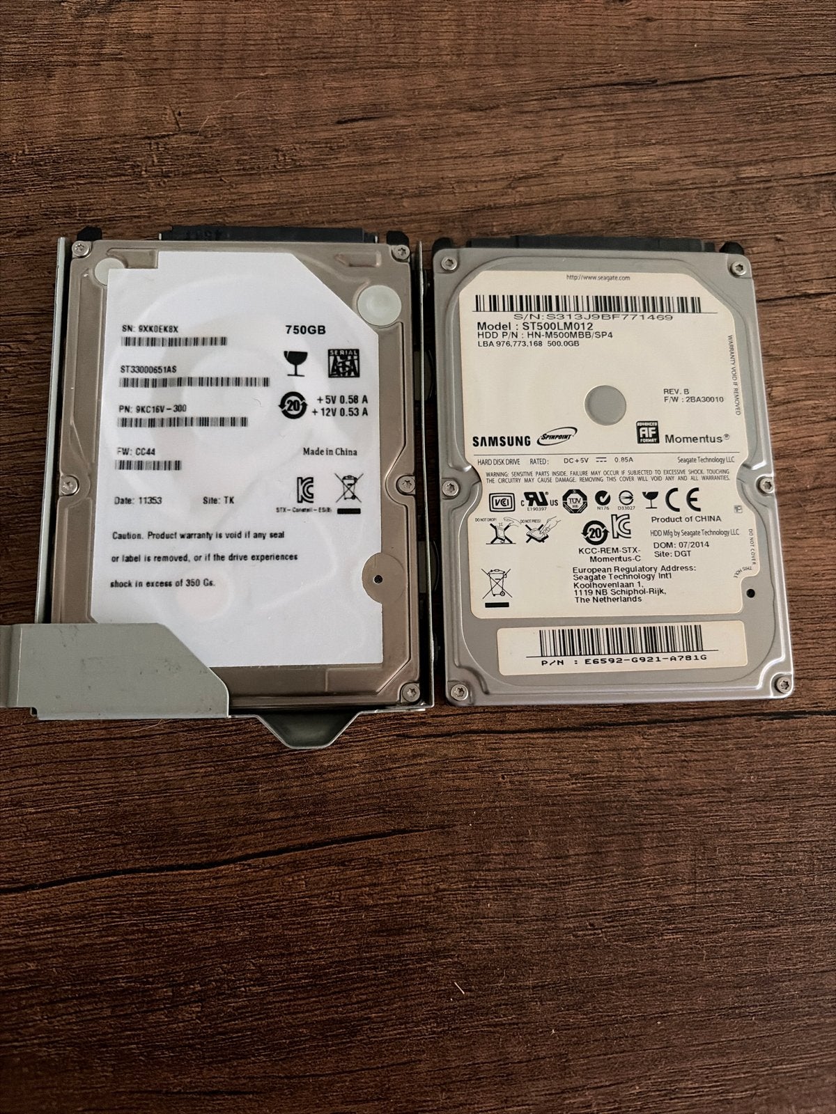PS4 Harde Schijven: 750GB en 500GB HDD's, Computers en Software, Harde schijven, Intern, Gebruikt, Console, Ophalen of Verzenden