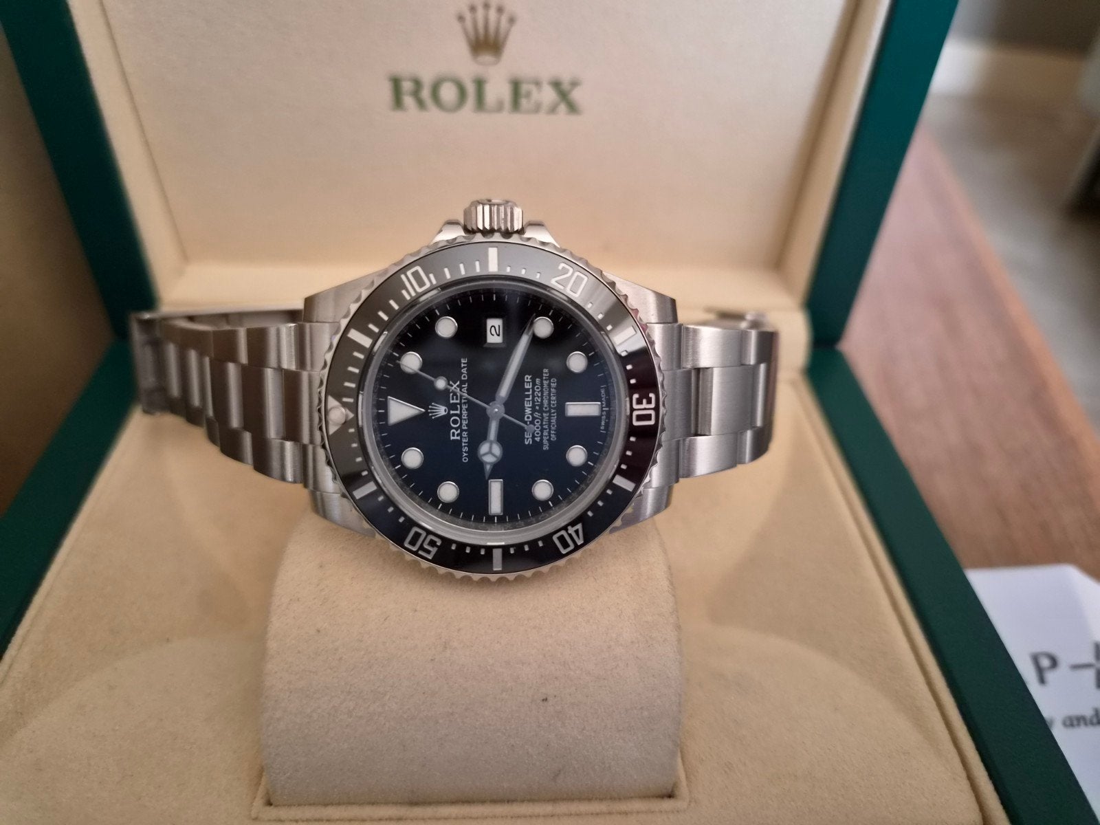 Rolex 116600 Seadweller 4000, Ophalen, Staal, Gebruikt, Polshorloge