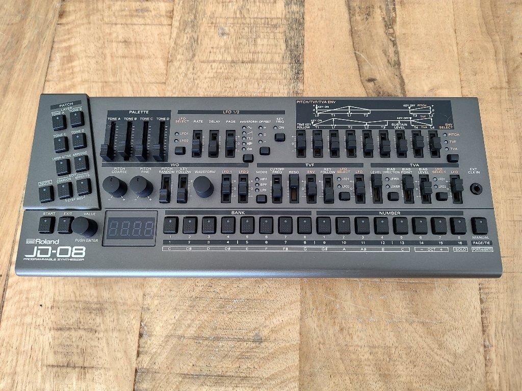 Roland JD-08, Muziek en Instrumenten, Soundmodules, Ophalen of Verzenden, Zo goed als nieuw, Roland