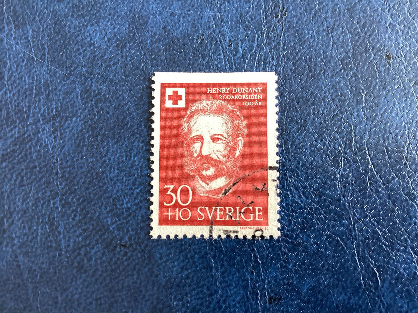 Zweden 1958- Mi.448- Henry Dunant Rode Kruis 1963, Postzegels en Munten, Ophalen of Verzenden, Zweden, Gestempeld