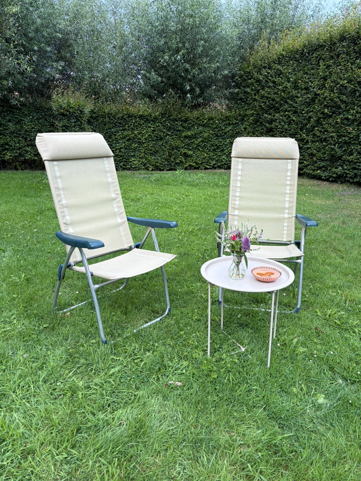 2 Zeer nette Crespo stoelen, Ophalen, Zo goed als nieuw, Campingstoel