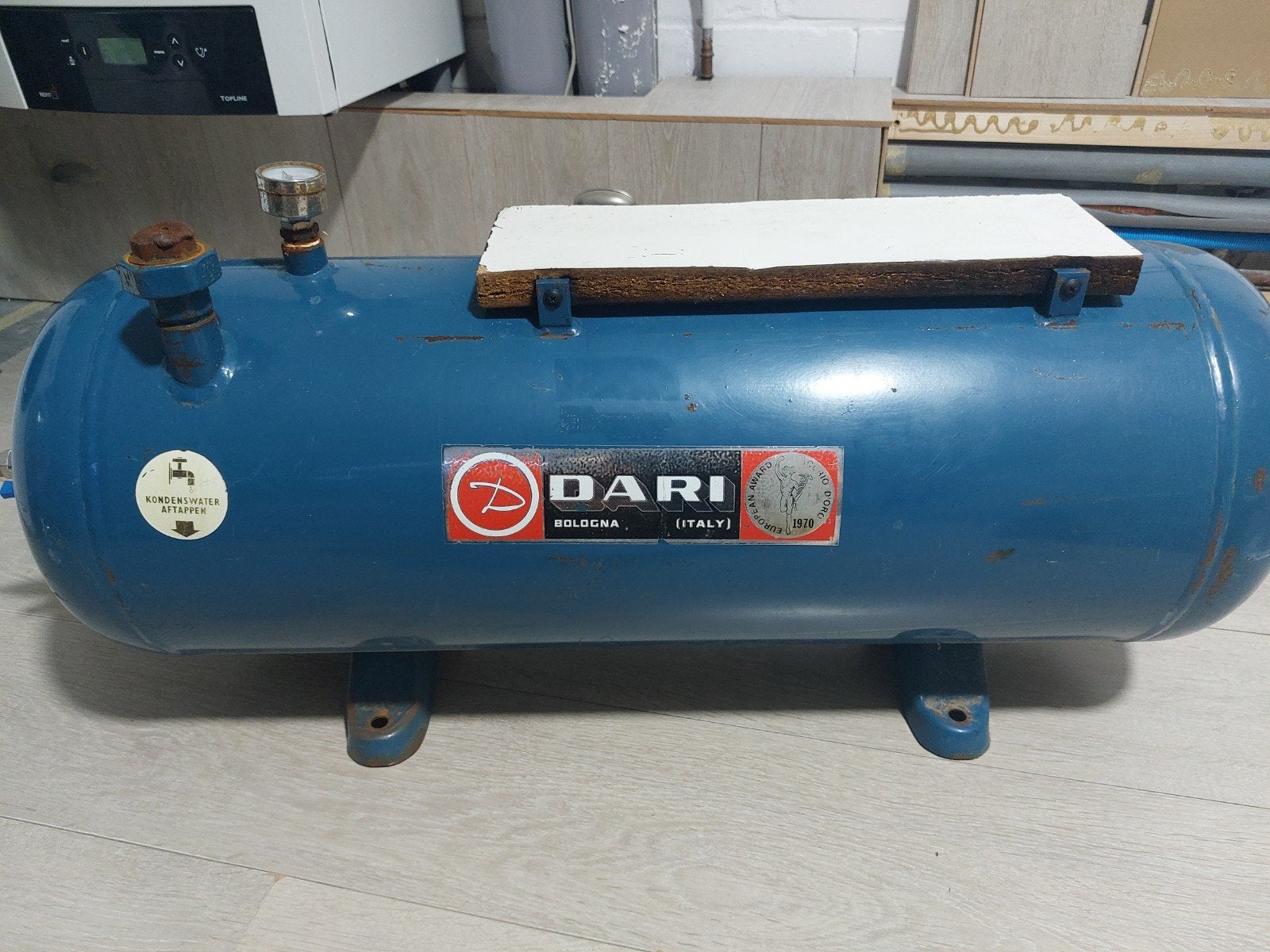 Compressorvat / luchtketel / drukvat, Ophalen, Gebruikt, 10 bar of meer, 25 tot 100 liter
