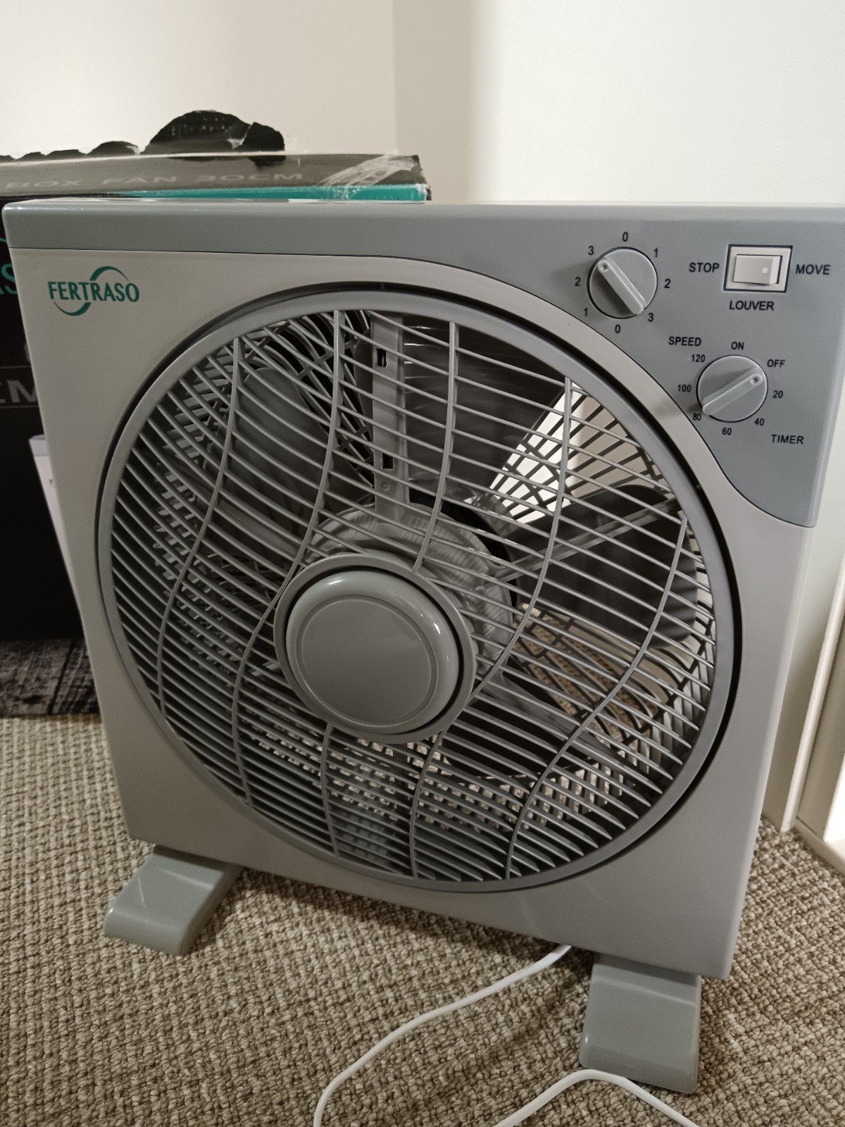 Box Ventilator 30cm - Nieuw in doos, Ophalen of Verzenden, Nieuw, Overige