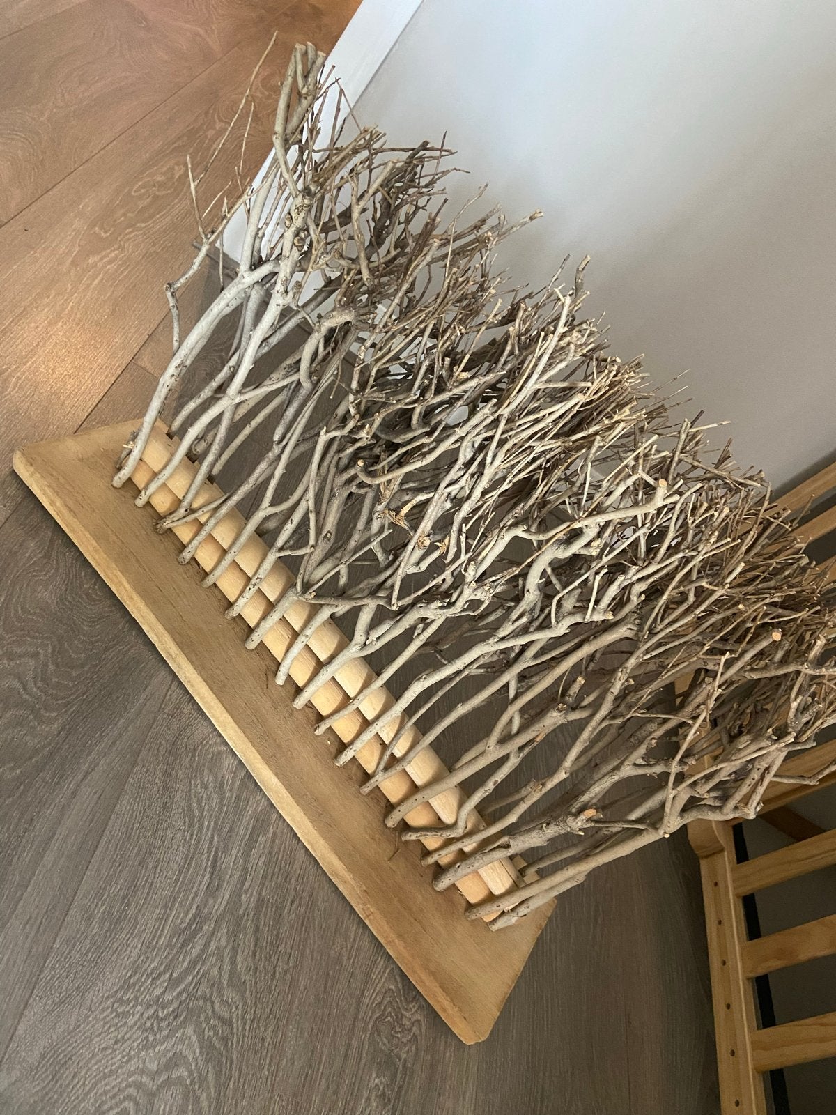 Decoratieve takken op houten voet, Hout, Ophalen of Verzenden, Bruin, Landelijk