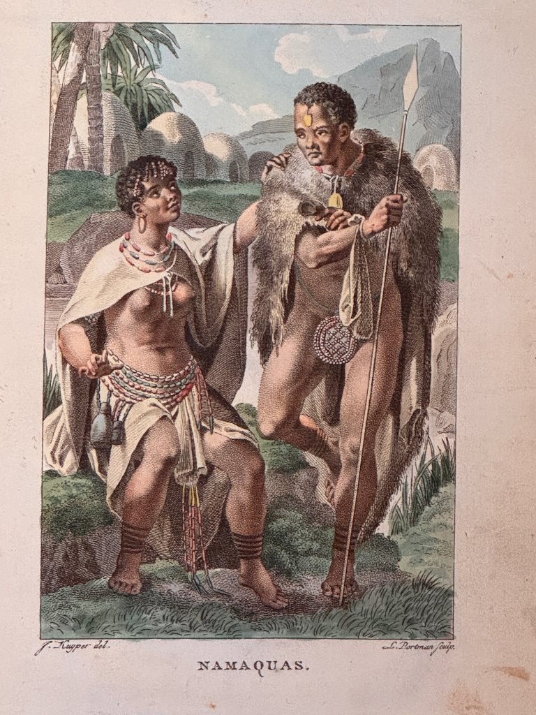 1836 Namaquas - Kuyper/Portland Handgekleurd - P0906, Ophalen of Verzenden, Gravure, 1700 - 1799