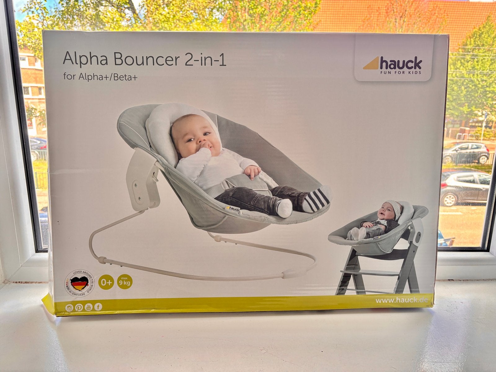 Hauck Alpha Bouncer 2-in-1 voor Alpha+/Beta+ (Nieuw), Ophalen, Zo goed als nieuw
