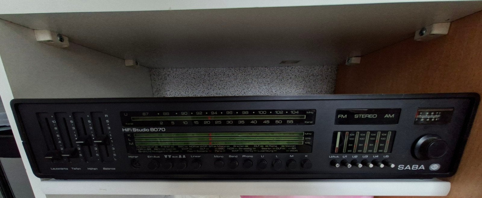 SABA HiFi Studio B070 Receiver - Vintage Radio, Ophalen, Gebruikt, Radio