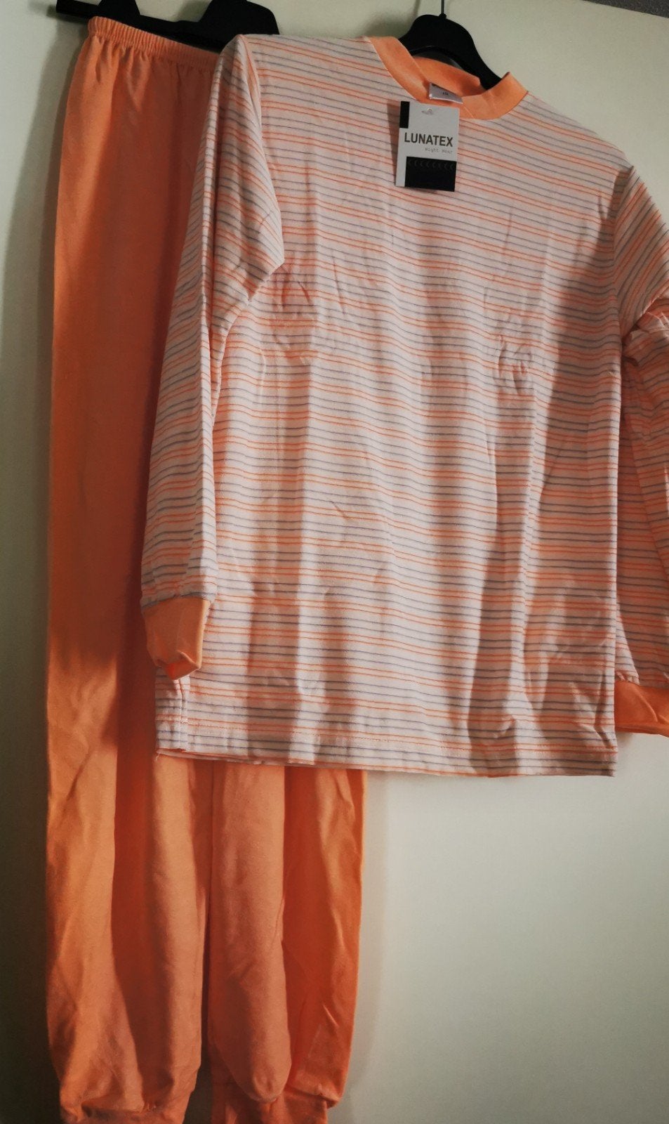 Lunatex Pyjama Kinder Maat 176 Velour Broek Katoen Polyester, Ophalen of Verzenden
