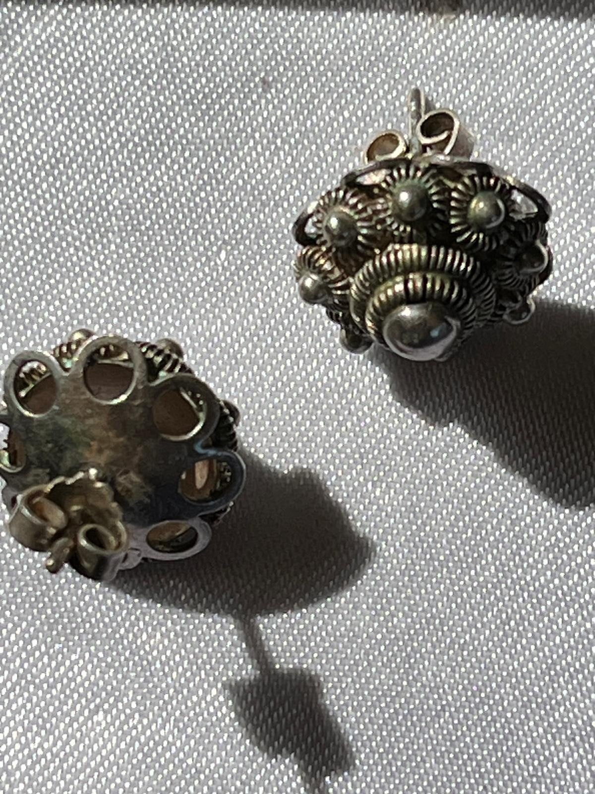 Zilveren Zeeuwse knoop stekker oorbellen, Ophalen of Verzenden, Zilver, Overige merken