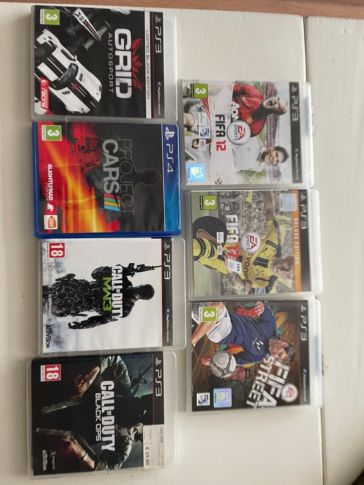 Ps 4 ps 3 spellen, 1 speler, Ophalen of Verzenden, Zo goed als nieuw, Vanaf 3 jaar