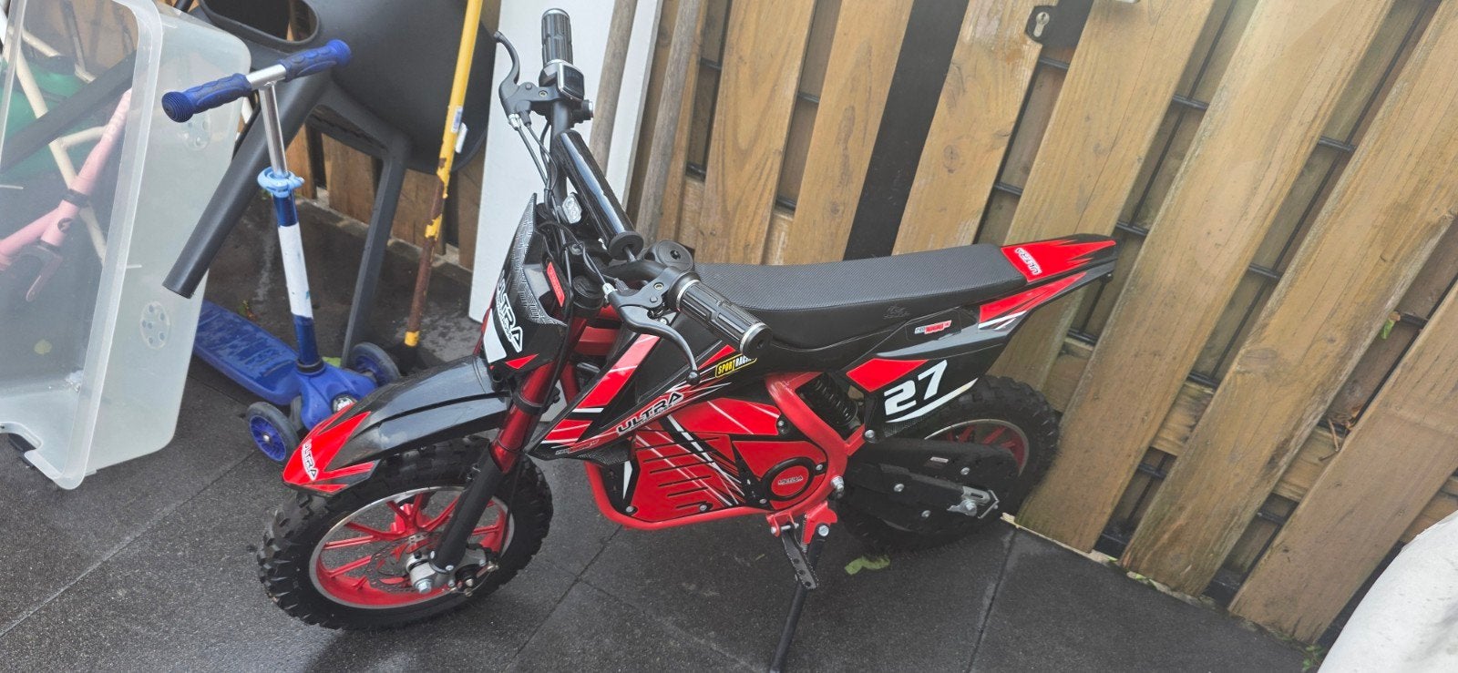 Elektrische Dirtbike Ultra 1000W - Zo goed als nieuw, Ultra, Ophalen of Verzenden, Zo goed als nieuw, Schijfrem