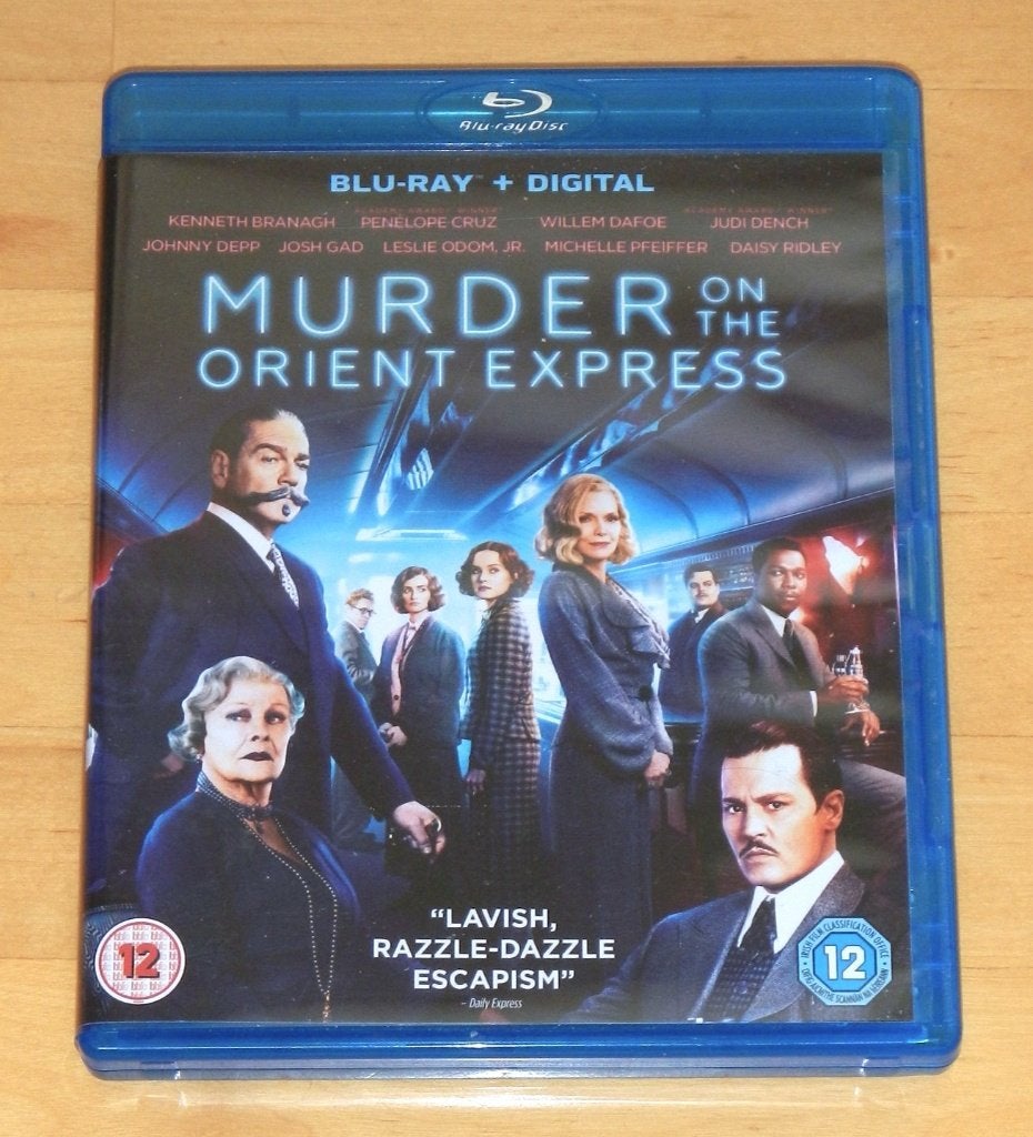 blu ray - Murder on the Orient Express, Ophalen of Verzenden, Zo goed als nieuw