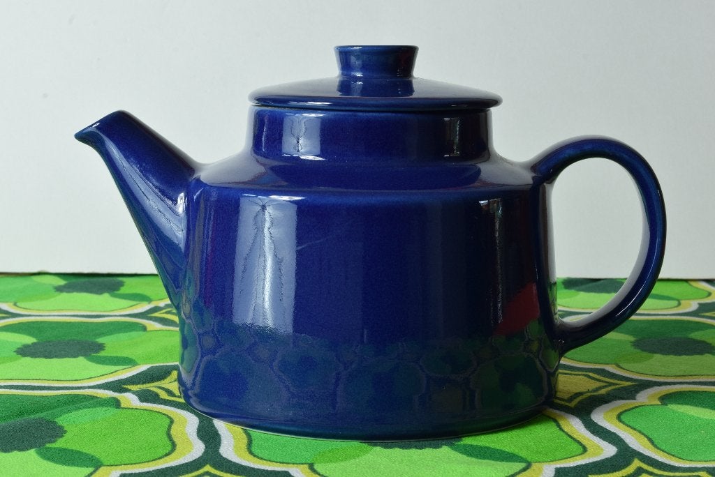 Retro vintage Arabia Teema Kilta theepot - Kaj Franck, Arabia, Vintage, Ophalen of Verzenden, Zo goed als nieuw