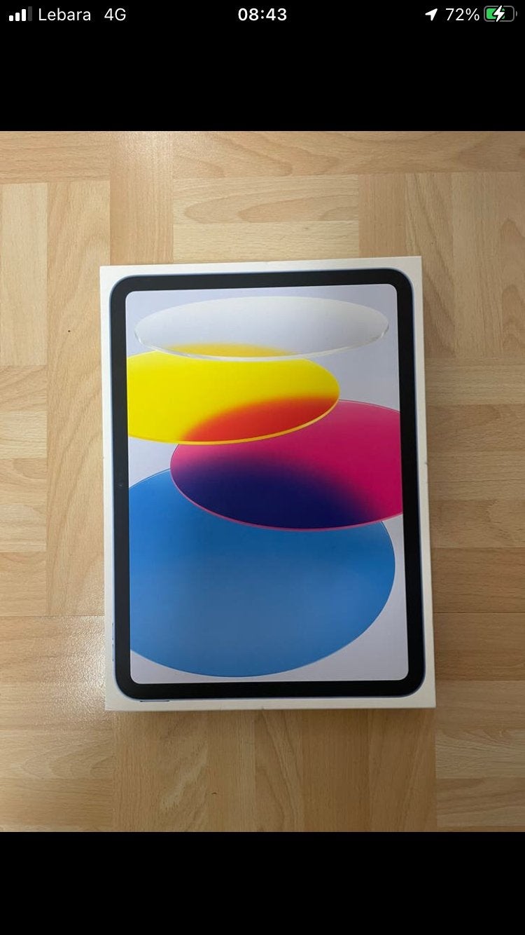 Apple Ipad A16 Blauw nieuw geseald met bon €380, Ophalen of Verzenden, Zo goed als nieuw, Blauw, 128 GB