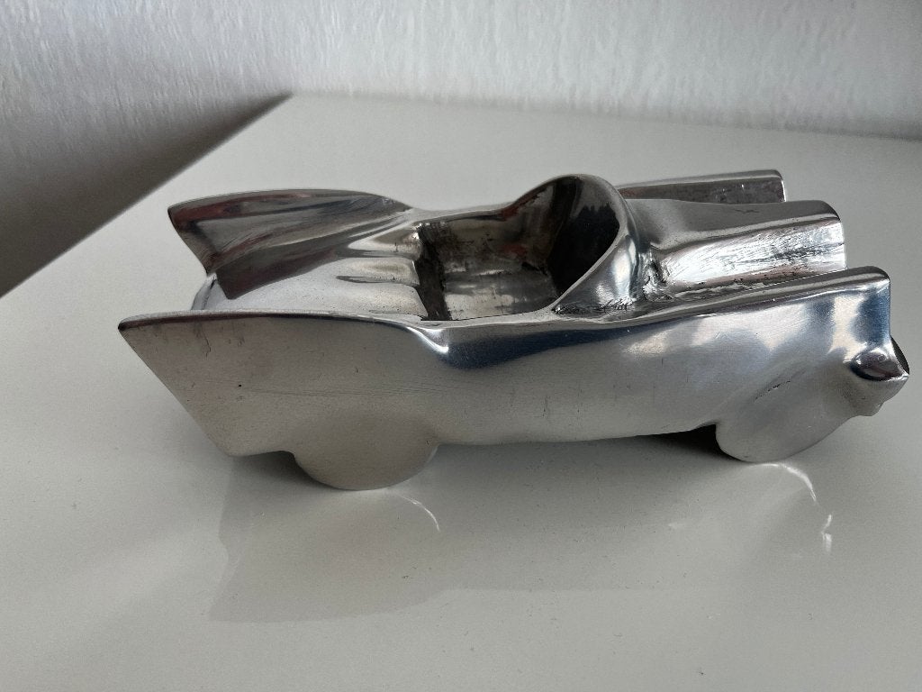 aluminium auto asbakje, Verzamelen, Ophalen of Verzenden, Gebruikt