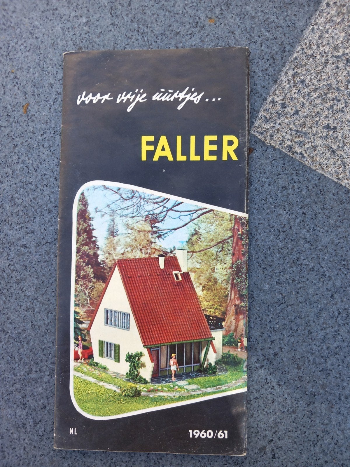 vintage Faller folder 1960 1961, Verzamelen, Spoorwegen en Tramwegen, Ophalen, Gebruikt, Trein, Boek of Tijdschrift