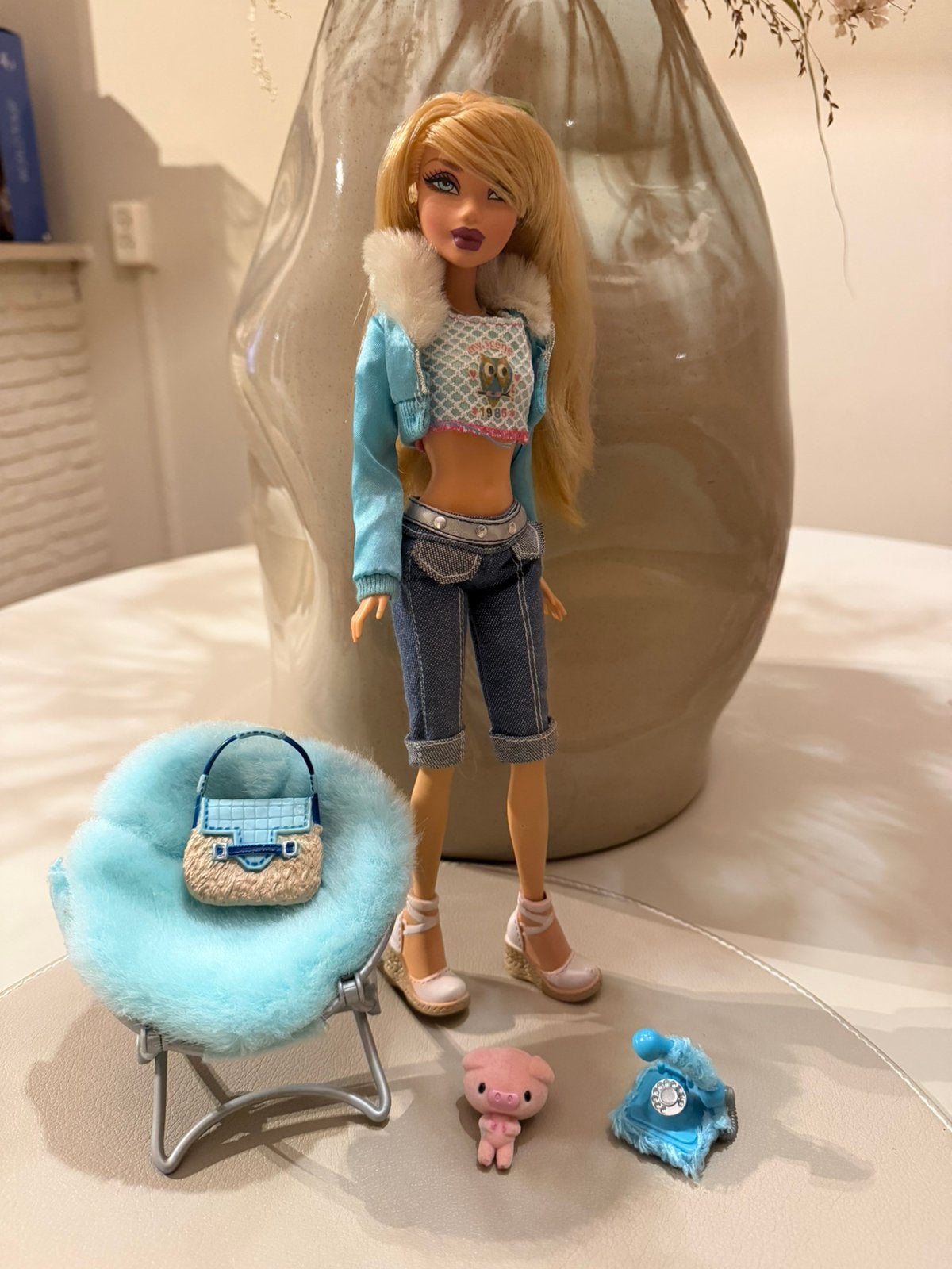 My scene un-fur-gettable kennedy barbie, Verzenden, Zo goed als nieuw, Pop