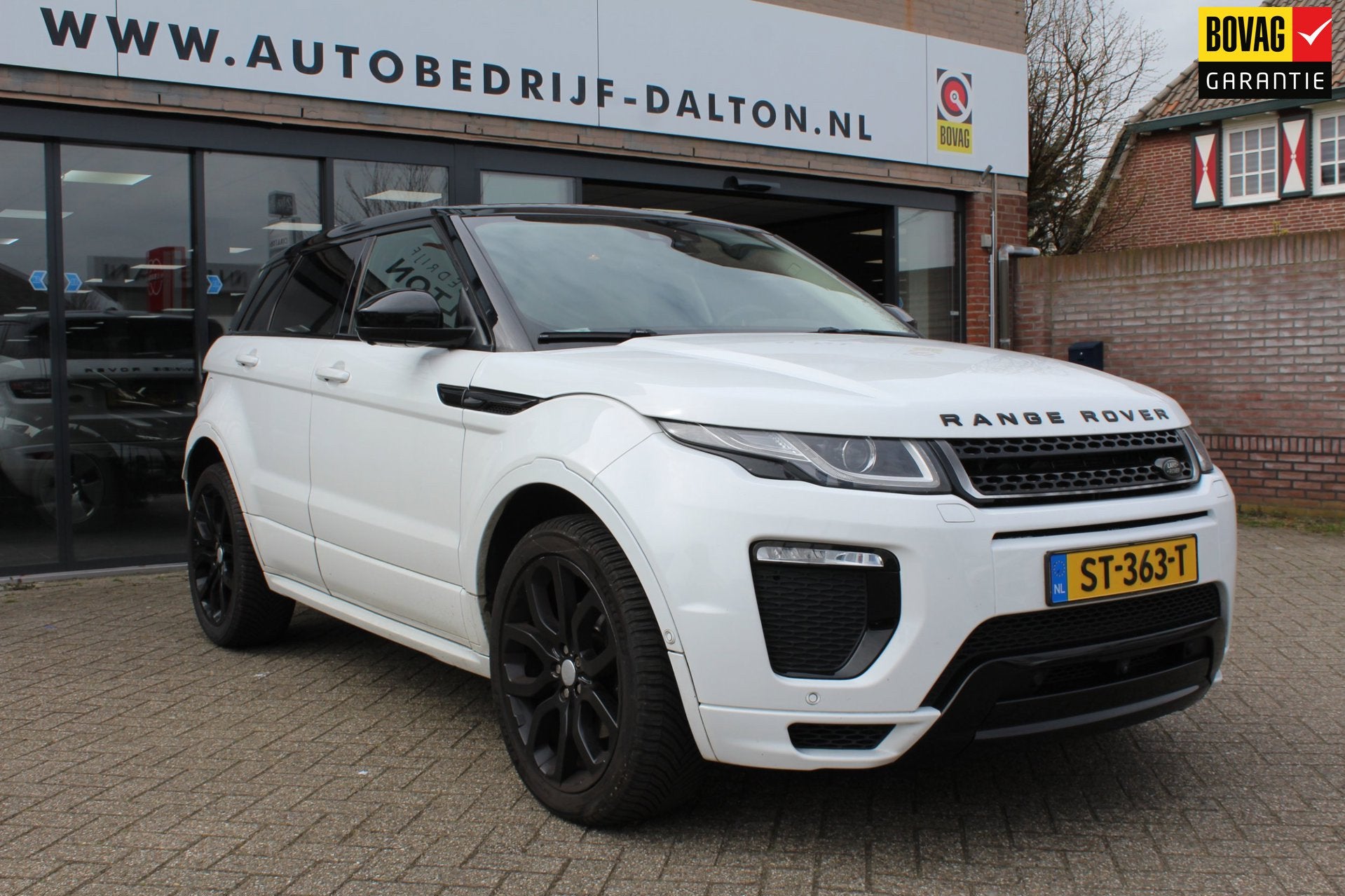 Land Rover Range Rover Evoque 2.0 Si4 Autobiography NAVIGATI, Auto's, 4 cilinders, Wit, Leder, Bedrijf